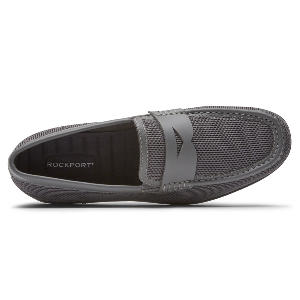 Rockport Slip-Ons Herre Grå - Malcom Soft Moc Toe - URTK45637